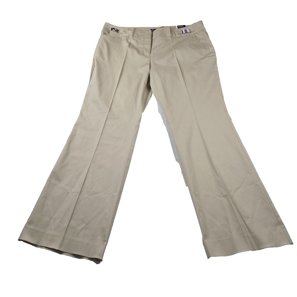 7th Avenue Design Studio New York & Co Woman's Beige Dress Pants stretch NWT